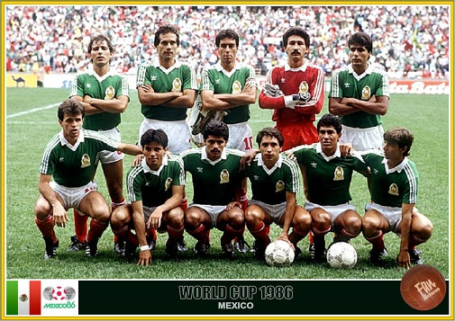 National Mexico 1986 WC Retro Jersey