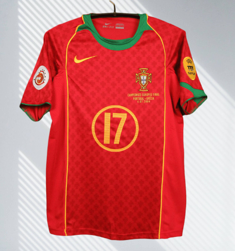 Portugal Home 2004 Retro Jersey