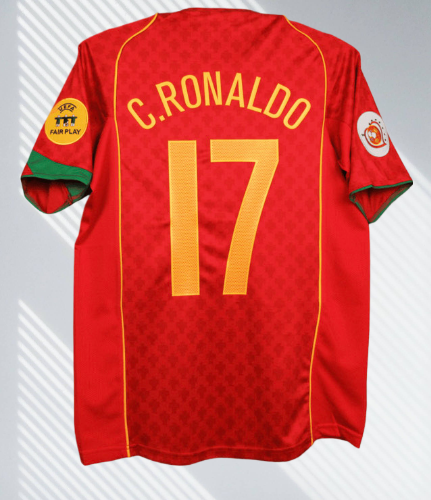 Portugal Home 2004 Retro Jersey