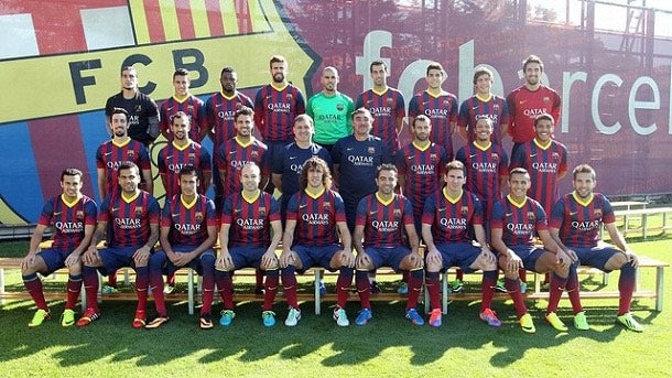 FC Barcelona 2013/2014 Home Kit Jersey